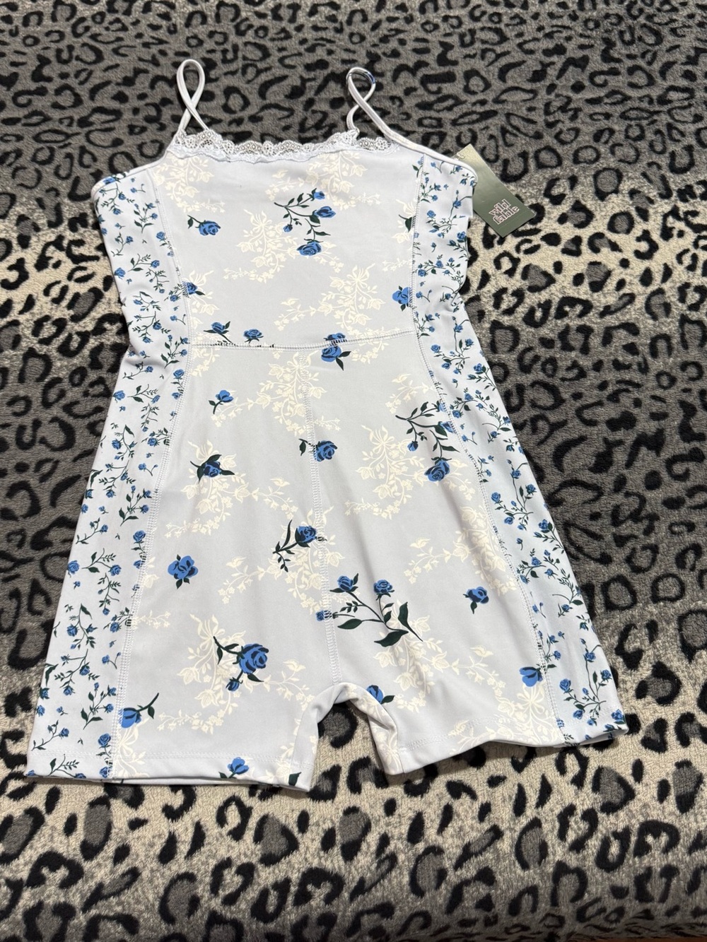 wild fable Light Blue Floral Girls' One-Piece Romper